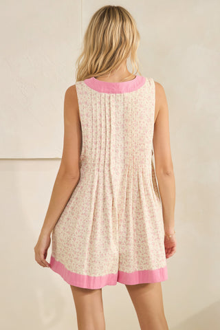 Free Spirited Pleated Romper