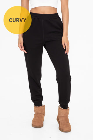 MB Curvy Elevated Contrast Seam Joggers | JQ Clothing Co.