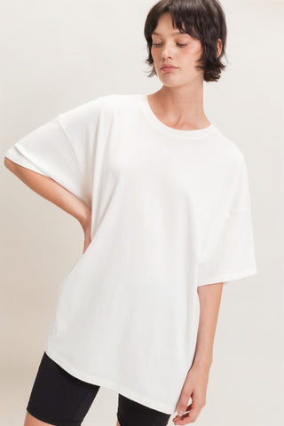 Mineral Wash Oversized Crew Tee