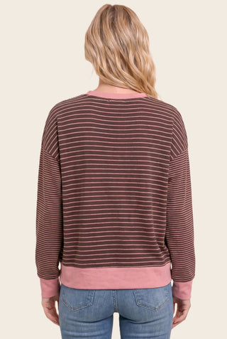 Micoro Brushed Stripe Sweatshirt