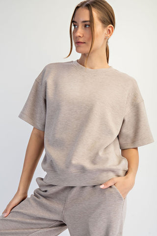 Modal Poly Span Tulip Short Set