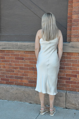 Whisper Satin Midi Dress | JQ Clothing Co.