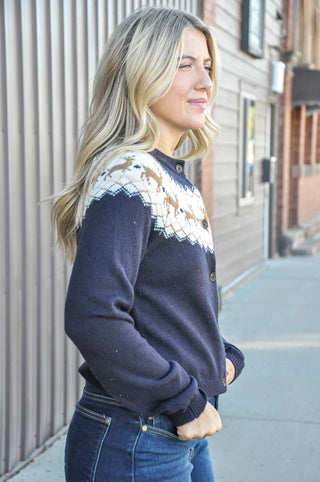 Alpine Charm Knit Cardigan