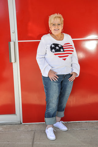 American Heart Flag Sweater