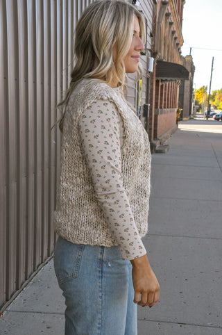 Artisan Chunk Knit Layer Vest