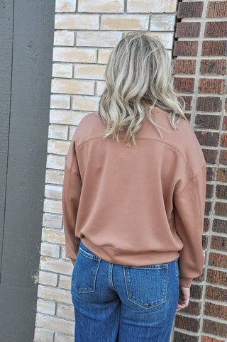 Babs Bronze Luxeknit Oversize Pullover