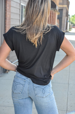 Bamboo Modal Dolman Cap Sleeve Top