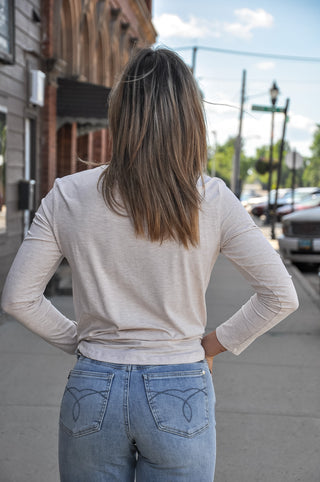 Bamboo Modal Long Sleeve Round Neck Tee