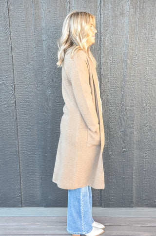 Be Cool Long Open Front Cardigan