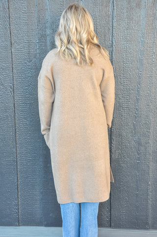 Be Cool Long Open Front Cardigan