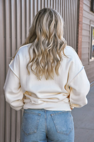 Blessed Varsity Mock Pullover