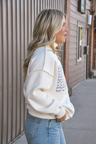 Blessed Varsity Mock Pullover