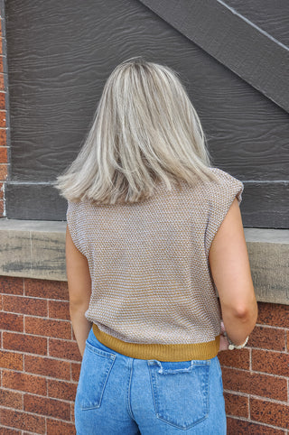 Border Knit Top