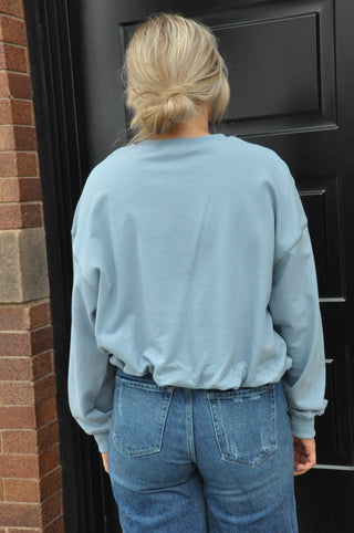 Bubble Hem French Terry Top | JQ Clothing Co.