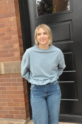 Bubble Hem French Terry Top | JQ Clothing Co.