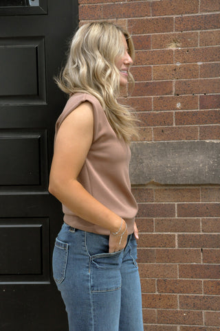 Buttery Soft Brushed Modal Mock Neck Top