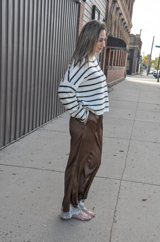 Cabana Stripe Knit Cardigan, view 2 | JQ Clothing Co.