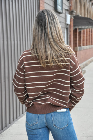 Campus Lane Stripe Sweater