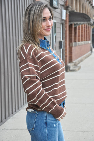 Campus Lane Stripe Sweater