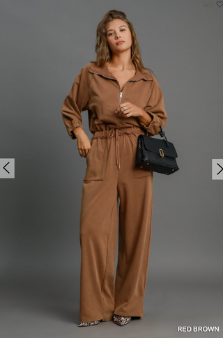 Wendy Washed French Terry Jumpsuit | JQ Clothing Co.