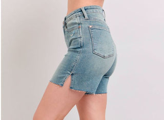 JB HW Vintage Wash Side Slit Shorts