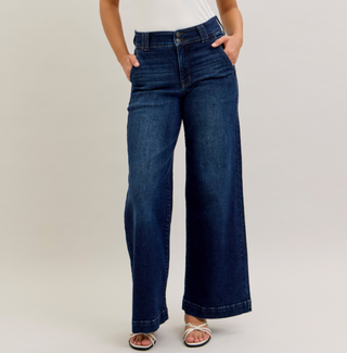 Judy Blue HW Wide Leg Trouser