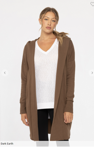 October Open Front Hoodie Cardigan | JQ Clothing Co.