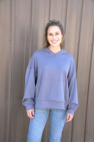 Charcoal French Terry Hoodie