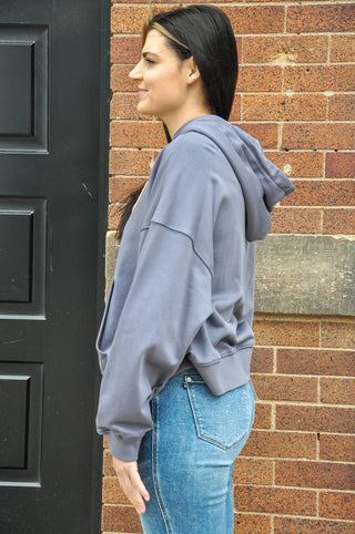 Charcoal French Terry Hoodie