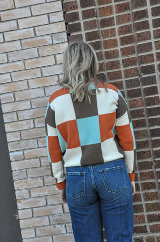 Charlie Checker LS Sweater