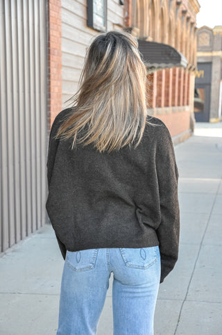 Chocolate Oversized Piper Pullover