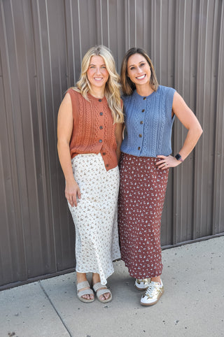 Ditsy Floral Maxi Skirt