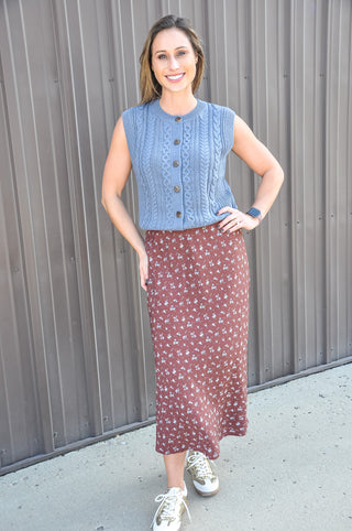Ditsy Floral Maxi Skirt