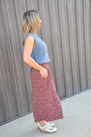 Ditsy Floral Maxi Skirt