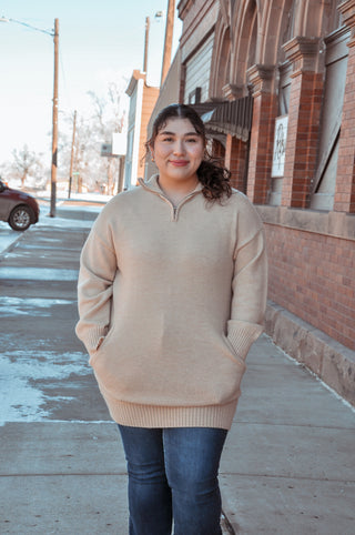 Classically Cute Quarter Zip Top