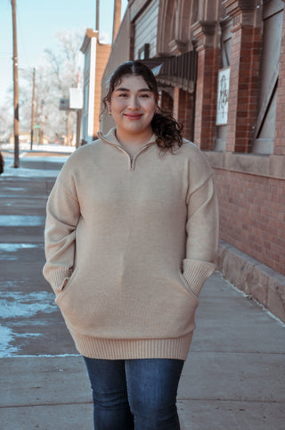 Classically Cute Quarter Zip Top