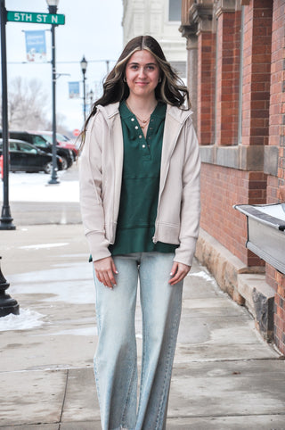 Closet Staple Fur Lined Sweatshirt