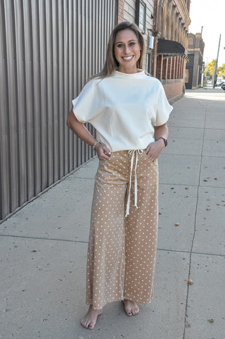 Cloudline Batwing Mock Top