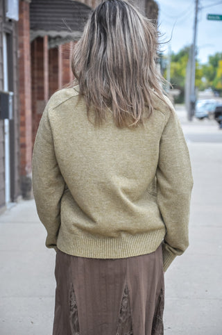 Collared Button Down Sweater Cardigan