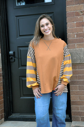 Color Block With Lace Detailed Sweatshirt