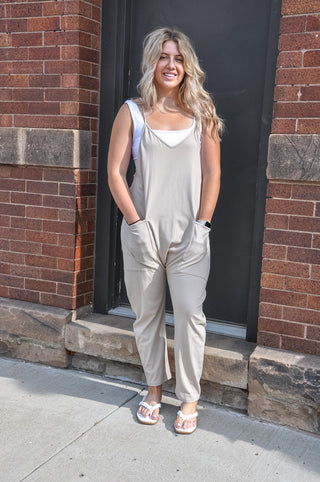 Comfy Cargo Oversized Jumpsuit