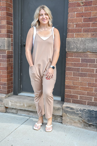 Comfy Cargo Oversized Jumpsuit