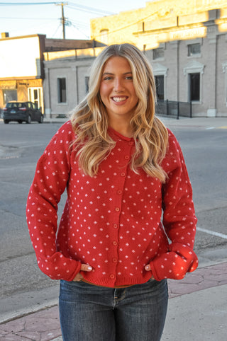 Confetti Charm LS Cardigan