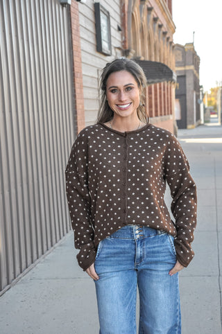 Confetti Charm LS Cardigan