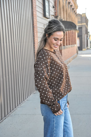 Confetti Charm LS Cardigan