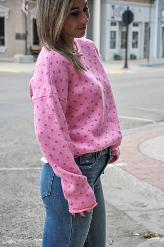 Confetti Charm LS Cardigan, view 3 | JQ Clothing Co.