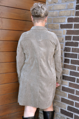 Corduroy Shirt Dress