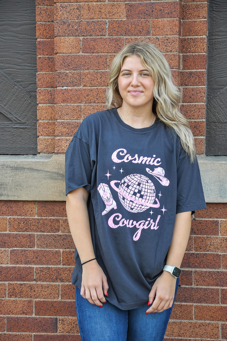 The Cosmic Cowgirl Graphic Tee