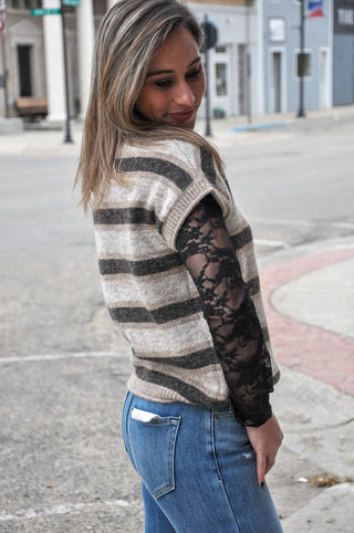 Cozy Cadence Marled Sweater