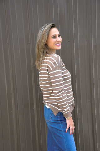 Cozy Everyday Striped Sweater